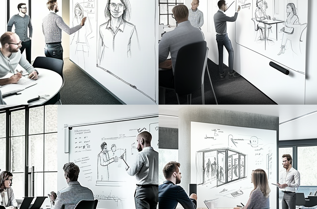 An image showing How a Dry Erase Wall is Revolutionizing Idea Generation