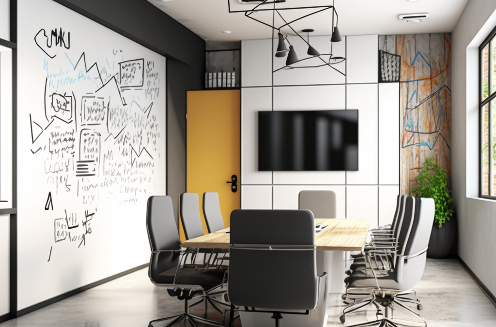 Beyond the Boardroom: Dry Erase Painted Walls in Legal and Consulting Firms