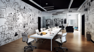 Reducing Waste in Conference Rooms with Commercial Dry Erase Wall Paint