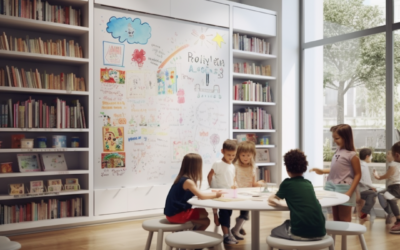 Interactive Learning Spaces: Dry Erase Wall in Home Schooling Environments