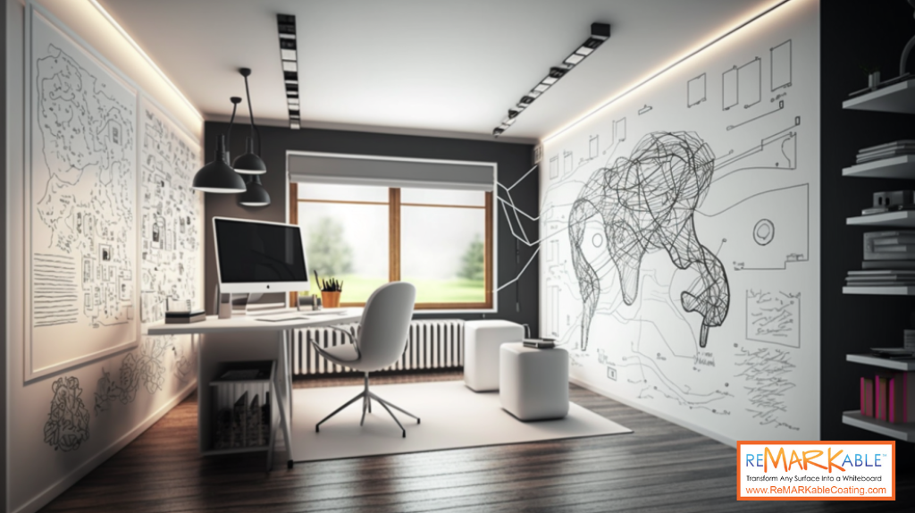How Can a Dry Erase Wall Enhance Collaboration in a Hybrid Work Environment